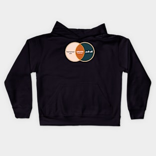 Legato Playing Venn Diagram Kids Hoodie